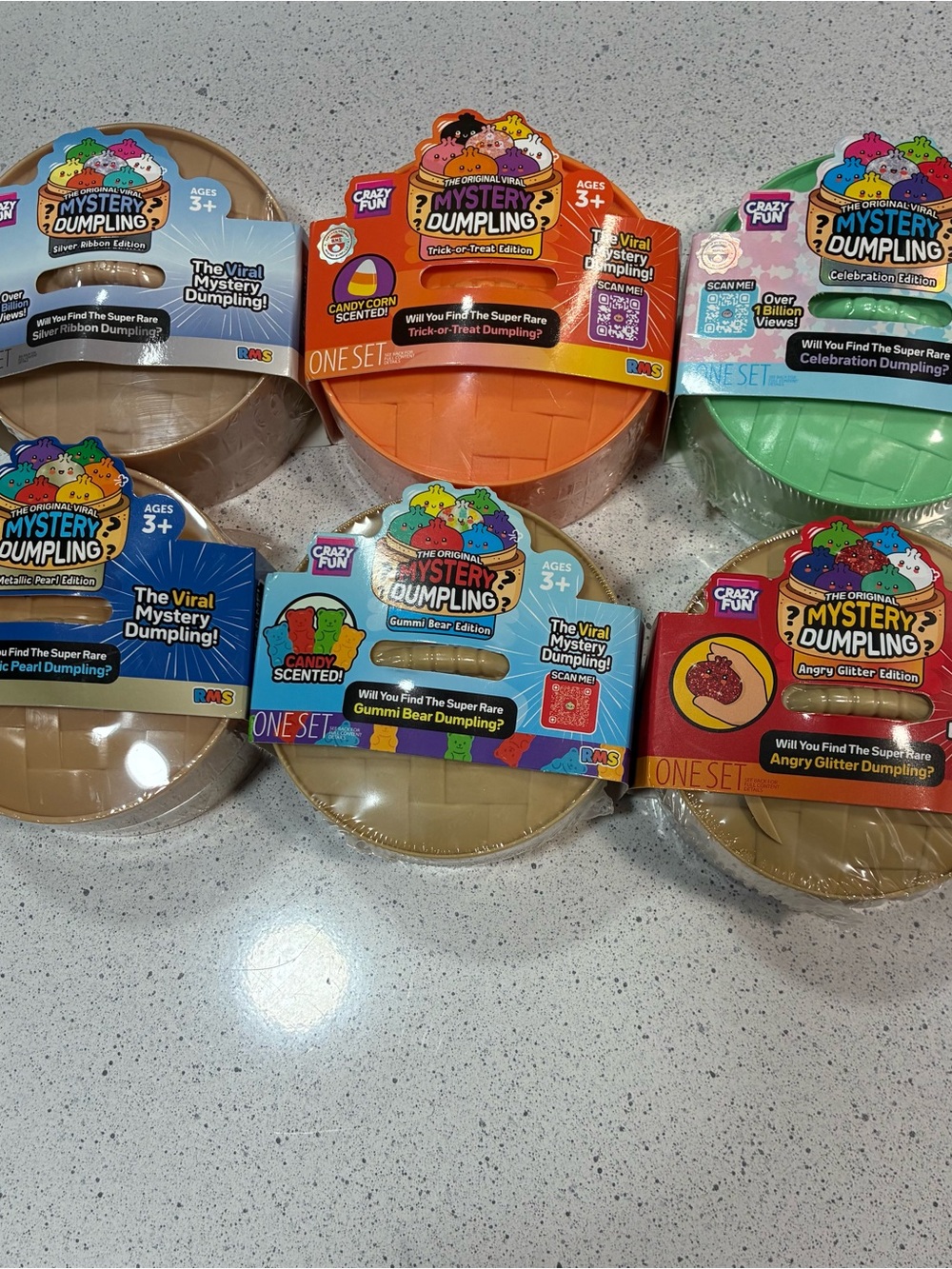 RMS Mystery Dumpling 6 different editions